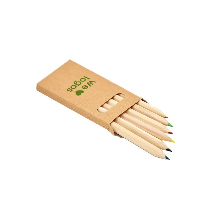 Set De Mini Lapices Grafito X 6
