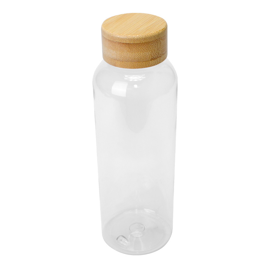 Botella PET tapa bamboo "AINOA" 550cc