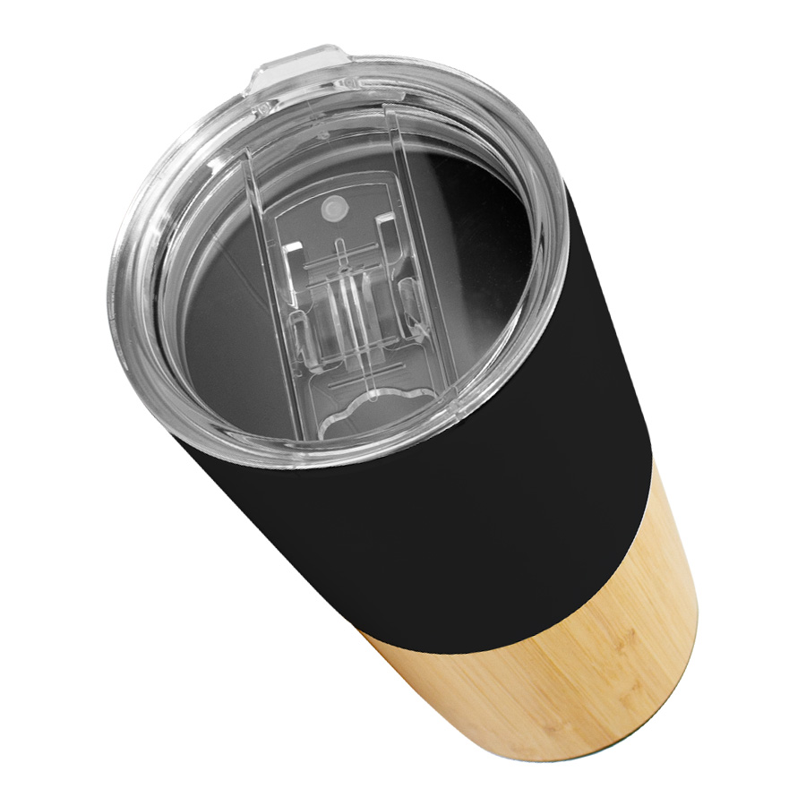 Mug metálico/bamboo "AURUS" 500cc