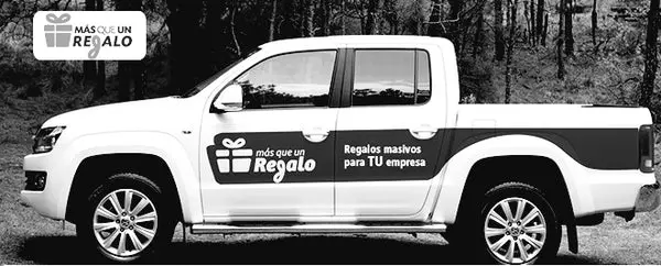 Camioneta corporativa de Más Que Un Regalo
