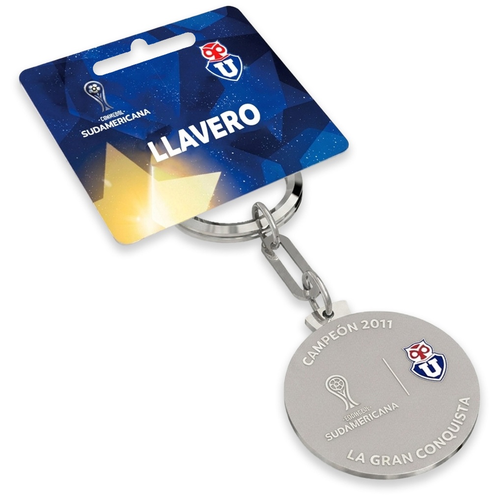 Llavero Metálico Universidad de Chile Sudamericana