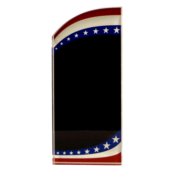 Galvano Acrílico Bandera Rms8ss 20 x 9 cms.