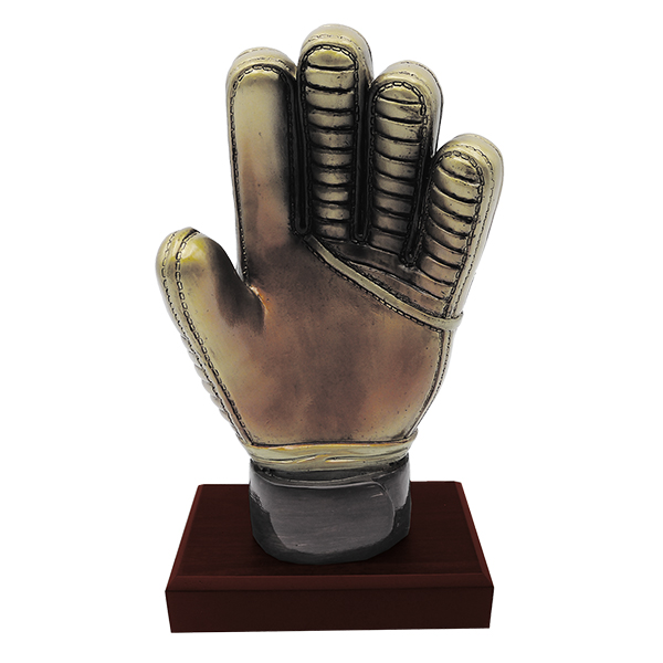 Trofeo de Resina Mod. Guante 26   26 cms.