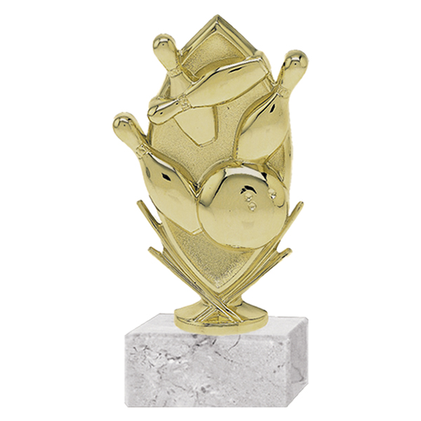 Trofeo Plástico Bowling Diseño (187)   17,5 cms.