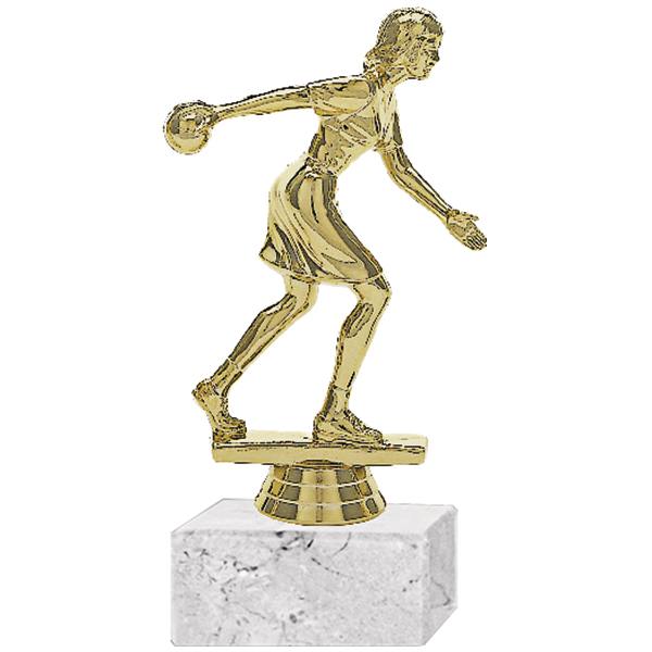 Trofeo Plástico Bocha Femenino (197)   13,5 cms.