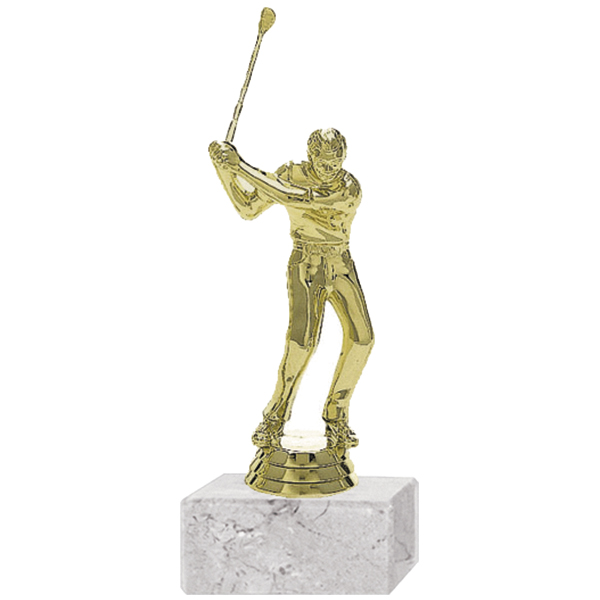 Trofeo Plástico Golf Masculino Grande (215)   17 cms.