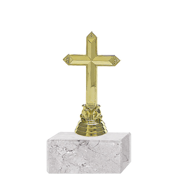 Trofeo Plástico Cruz Pequeña (231)   10 cms.