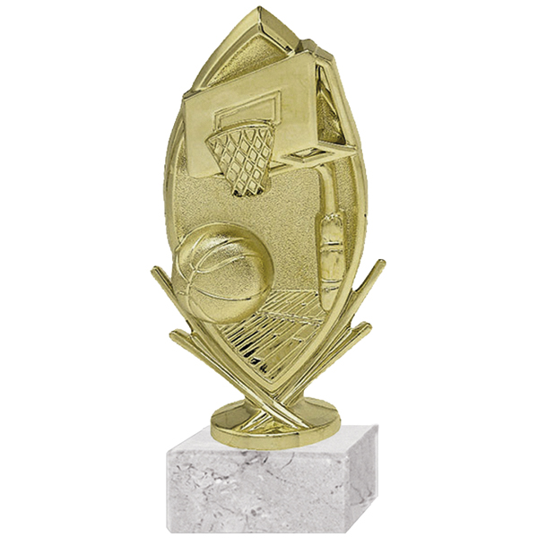 Trofeo Plástico Básquetbol Figura (247)  17,5 cms.
