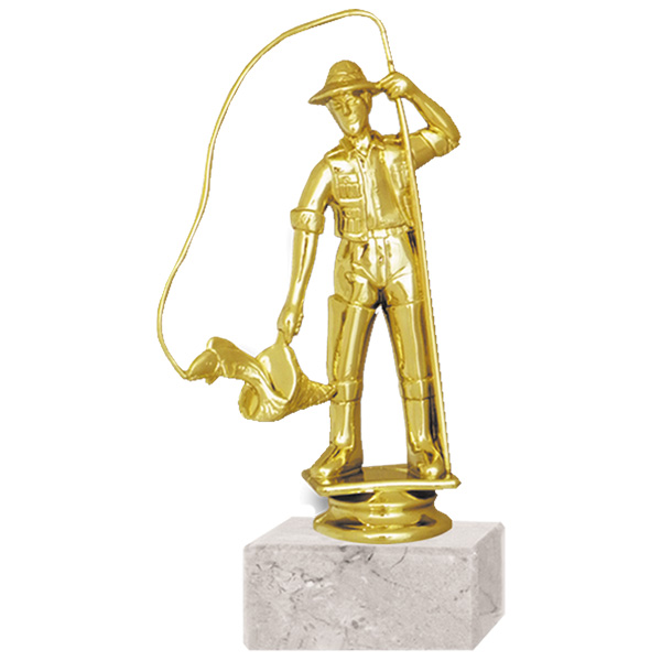 Trofeo Plástico Pescador RP-8070 (16)   17 cms.