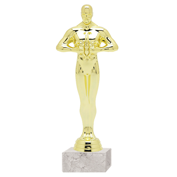 Trofeo Plástico Óscar RP-0775 (132)   21,5 cms.