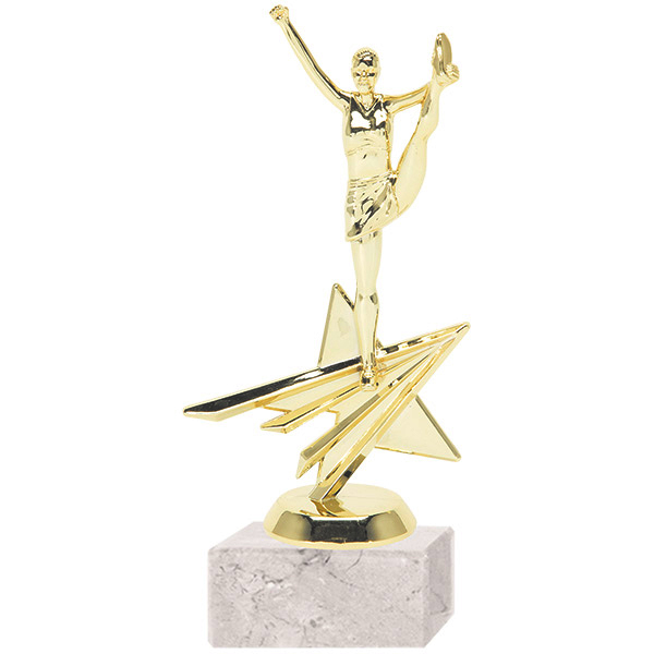 Trofeo Plástico Porrista Estrella RP-2506 (114)   18 cms.