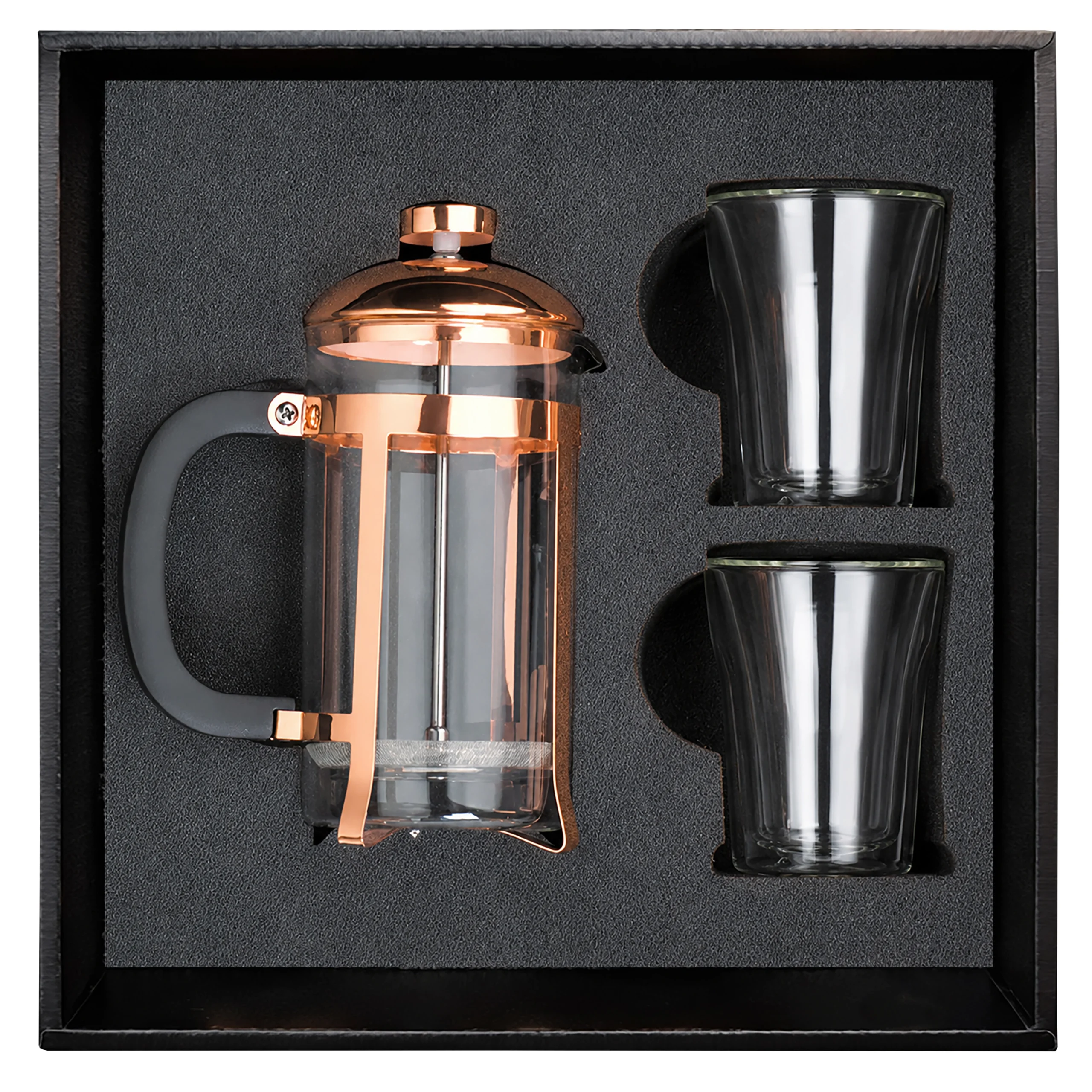 Set de Cafetera Francesa y Vasos M130