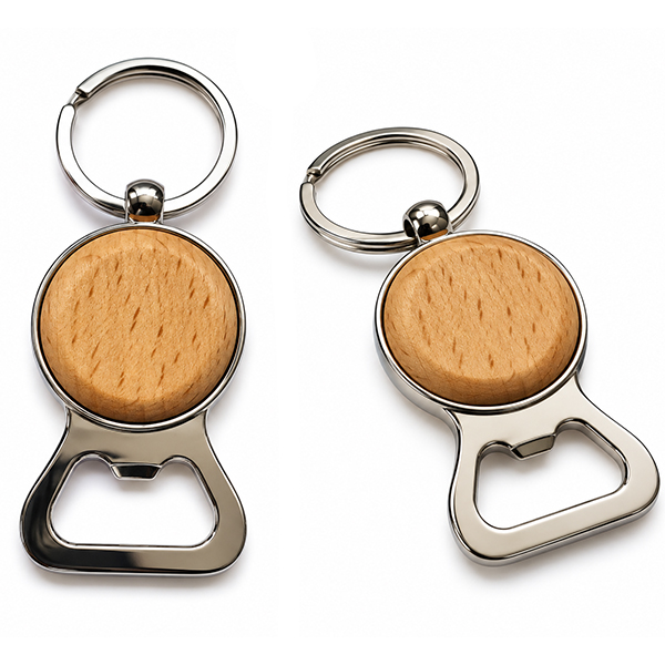 Llavero Madera Bamboo Destapador K122