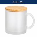Mug Taza Vidrio con Tapa M320