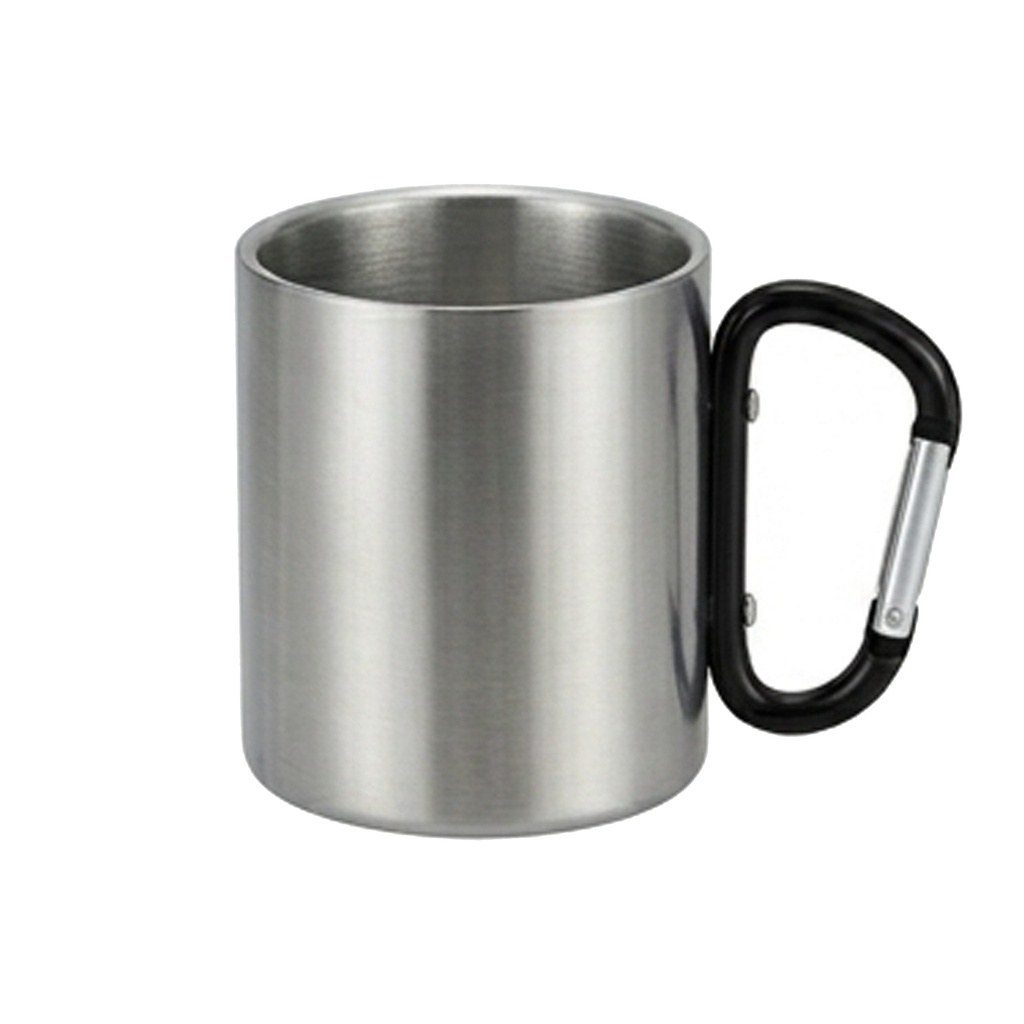 Mug Tazón Acero Inoxidable asa Mosquetón M203
