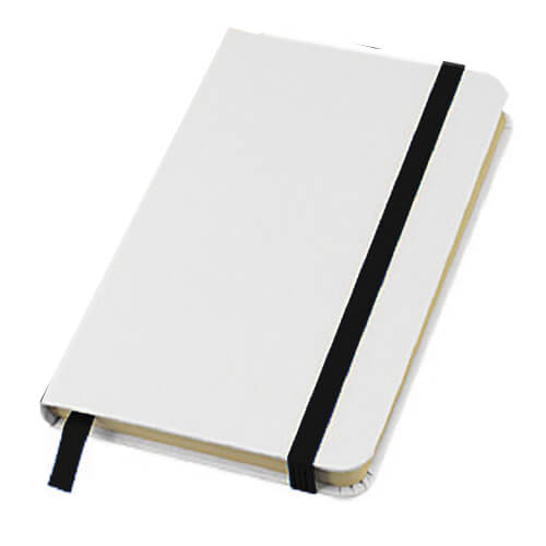 Cuaderno - Libreta Tapa Simil Cuero PU White N35