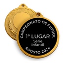 Sello o Disco Metálico Grabable para Medallas de 47 y 67 mm