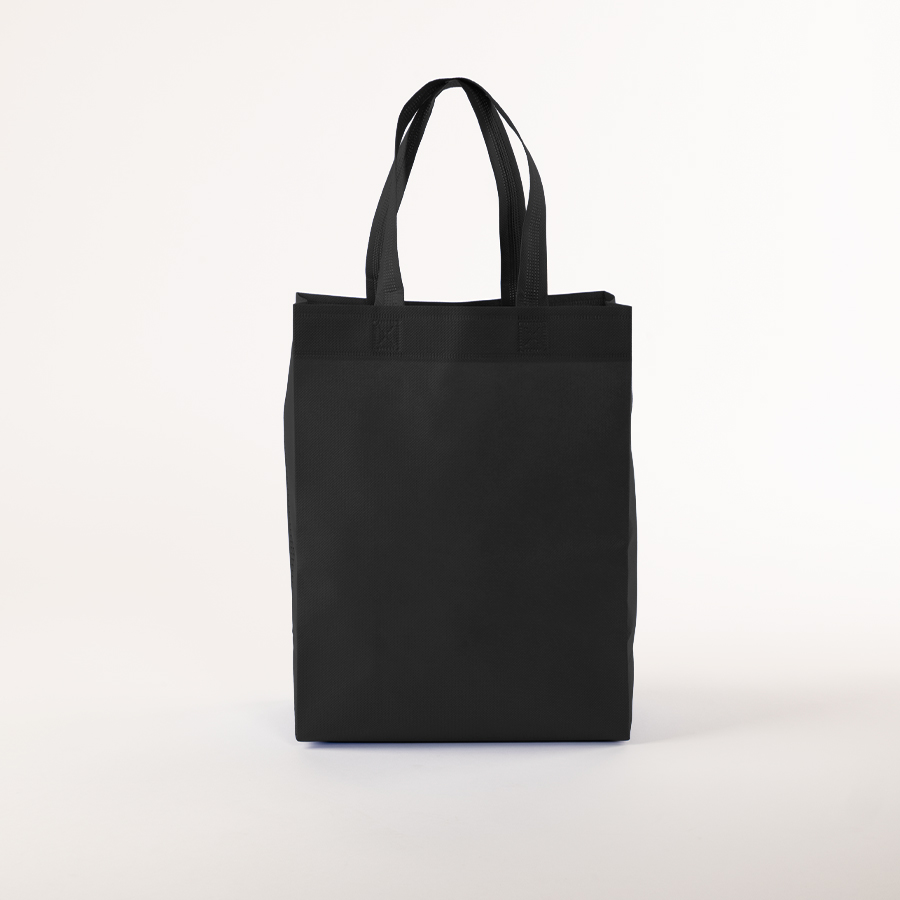 Bolsa TNT reutilizable "SAUL" con costuras termoselladas, asas 38 x 2.5 cm.