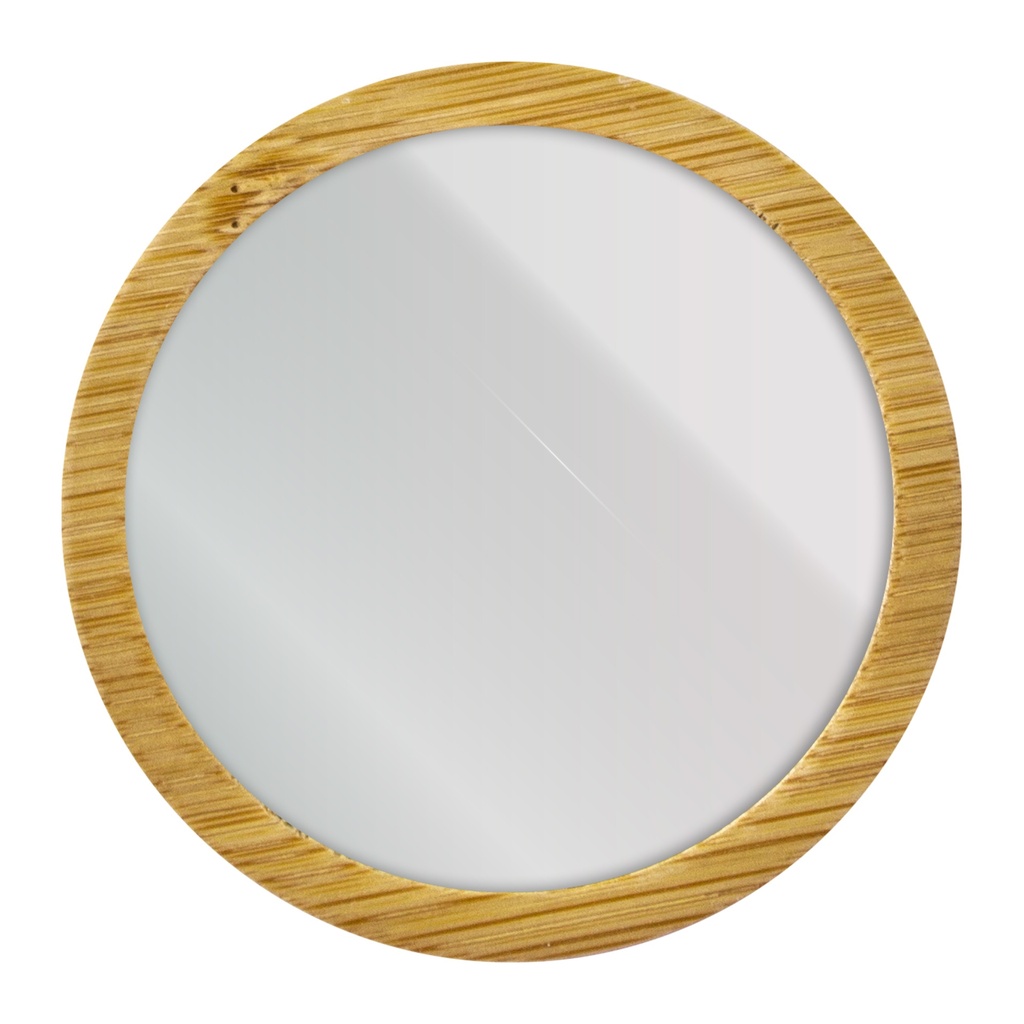 Espejo De Bambú Circular ¨Bella¨
