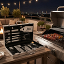 Deluxe BBQ Set Metálico de 24 piezas