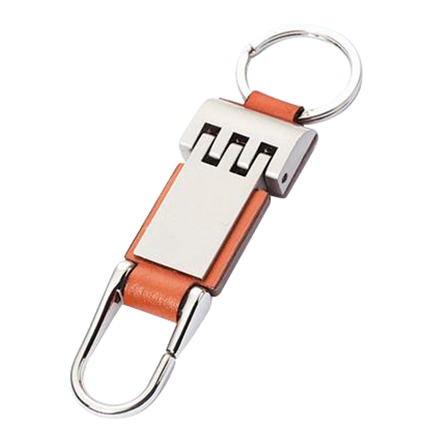 Llavero de Metal Eco-Cuero Premium