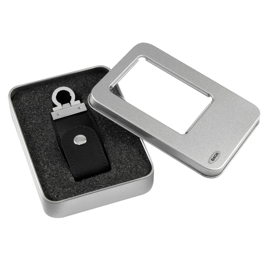 USB Pendrive 64GB Llavero de Eco-cuero