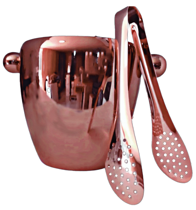 Hielera con Tenaza M99 ENCOBRIZADO 1500 ml.