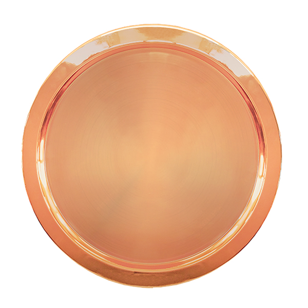 Bandeja M110 ENCOBRIZADO. Dia. 38 cms.