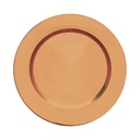 Set De 2 Posavasos   ENCOBRIZADO Lisos M111    Dia. 13 cms.