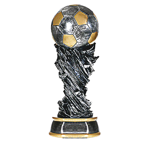 Trofeo Resina Balón de Fútbol 37352    30 cms.
