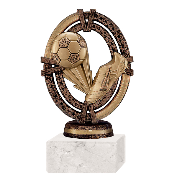 Trofeo Plástico FR Botín Balón (309)   14 cms.