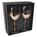 Set de 2 Copas de Vino ENCOBRIZADO M86