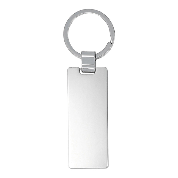Llavero Metálico Rectangular Plano K11