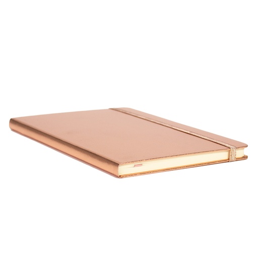[MQP_N58_Encobrizado Metalico] Cuaderno Tapa Dura Encobrizada