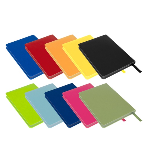 [MQP_N85_Azul] Libreta de PU eco-cuero