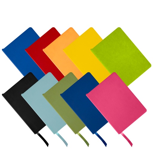 [MQP_N86_Azul] Cuaderno de PU eco-cuero