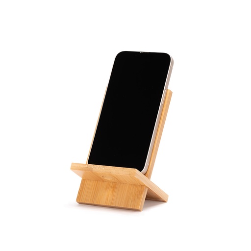 [MQP_B87_Madera] Base Soporte Bamboo "YANGTZE" para Tablet y Celular