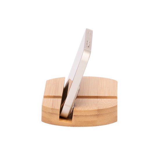 [MQP_B88_Madera] Base Soporte Bamboo "GANGES" para Tablet y Celular