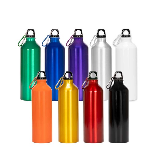 [MQP_M8_Plateado] Sport Bottle de Aluminio 800cc
