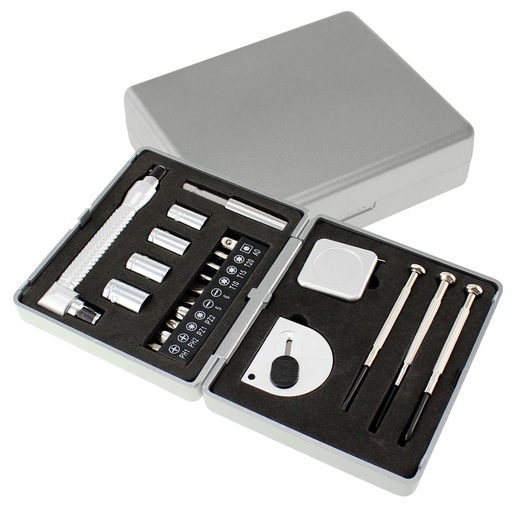 [MQP_H21_Plateado] Set de 21 Herramientas