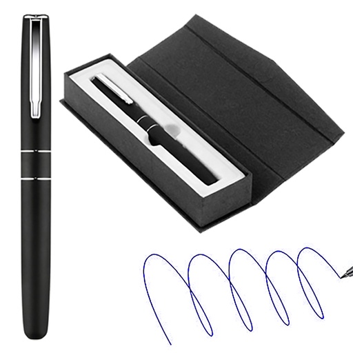 [MQI_601060181] Bolígrafo Roller Metálico Engomado con Estuche B50