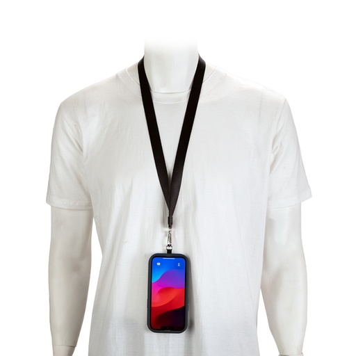[MQP_A1_Negro] Lanyard Porta-Celular largo "CASIOPEIA"