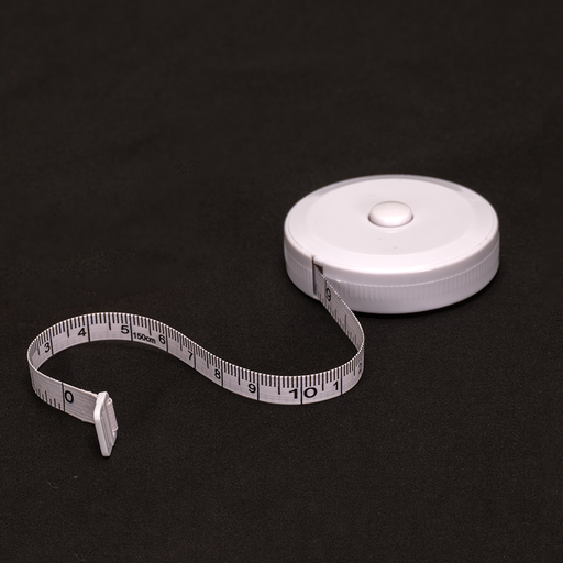 [MQP_K101_Blanco] Cinta huincha de medir costurera retráctil flexible 1.5m