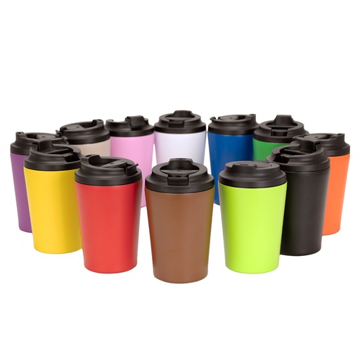 [MQP_M78_Blanco] Mug térmico metálico doble pared "NORWAY" 355cc.