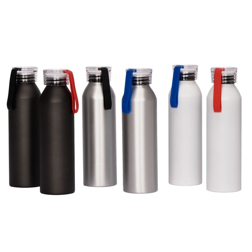 [MQP_M79_Negro] Sport Bottle de Aluminio "MARATHON" 600cc
