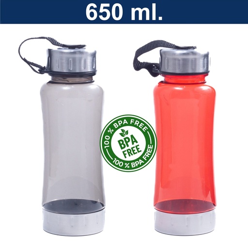 [MQI_601063240] Botella Plástica + Acero Inoxidable Deportiva M39