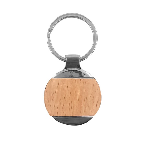 [MQI_601062598] Llavero Metálico Madera K32