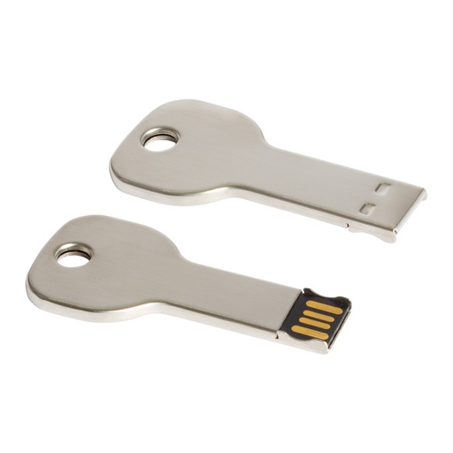 [MQP_C104_Plateado] USB Pendrive 64GB con forma de llave
