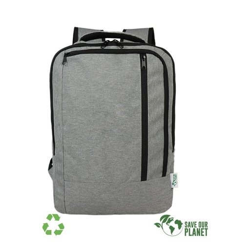[MQP_D57_Gris] Mochila Porta-Notebook "ECO" 12.5L