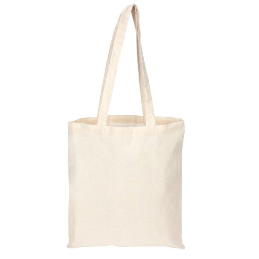 [MQP_E58_Natural] Bolsa de PolyCotton BETTER WORLD 38 x 43 cm